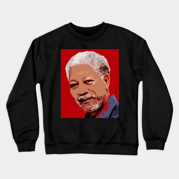 morgan freeman Crewneck Sweatshirt by oryan80